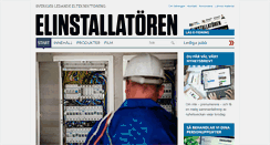 Desktop Screenshot of elinstallatoren.se