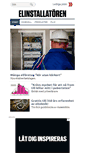 Mobile Screenshot of elinstallatoren.se