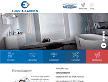 Tablet Screenshot of elinstallatoren.no